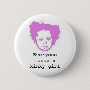 Badge Rond 5 Cm Aime une fille libertine