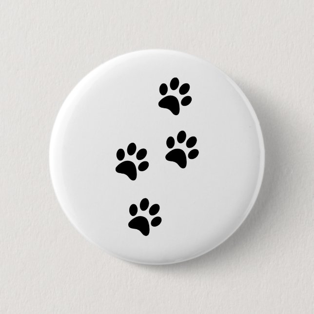 Badge Rond 5 Cm Aimer mes pattes (Devant)