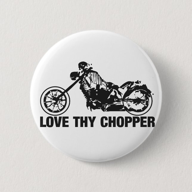 Badge Rond 5 Cm aimez thy couperet (Devant)