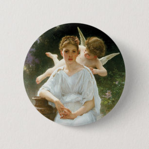 BADGE ROND 5 CM AIMEZ VOTRE ANGE