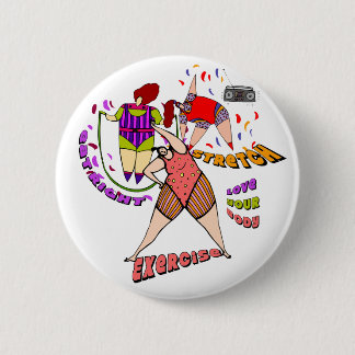 BADGE ROND 5 CM AIMEZ VOTRE CORPS