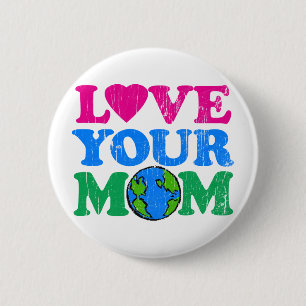 Badge Rond 5 Cm Aimez votre maman