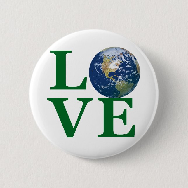 Badge Rond 5 Cm Aimez votre terre (Devant)