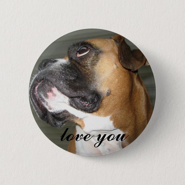 Badge Rond 5 Cm aimez-vous (Devant)