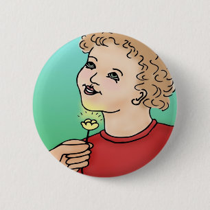 Badge Rond 5 Cm Aimez-vous le beurre, la tasse à beurre ?
