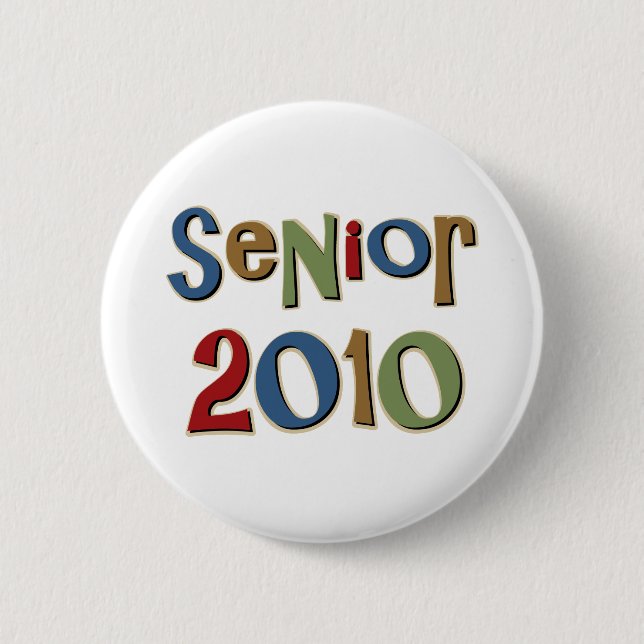 Badge Rond 5 Cm Aîné 2010 (Devant)