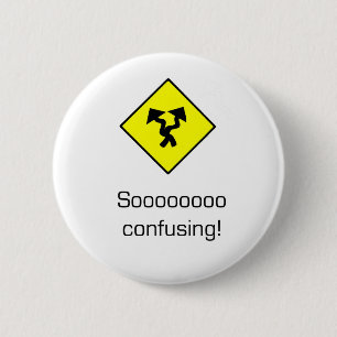 Badge Rond 5 Cm Ainsi confondant