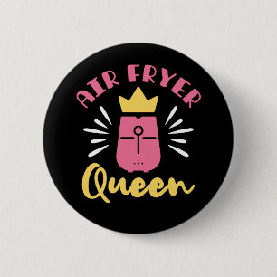Badge Rond 5 Cm Air Fryer Queen