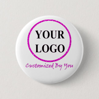 BADGE ROND 5 CM AJOUTER VOTRE LOGO ICI MARIAGE PERSONNALISÉ