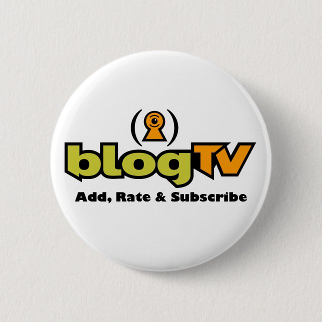 Badge Rond 5 Cm Ajoutez, évaluez et souscrivez le Pin (Devant)