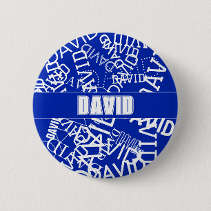 Badge Rond 5 Cm Ajoutez n'importe quel nom, collage de noms en ble