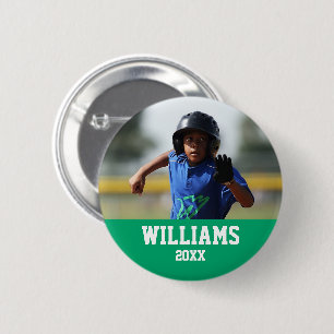 Badge Rond 5 Cm Ajoutez votre photo - Équipe sportive