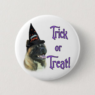 Badge Rond 5 Cm Akita Trick