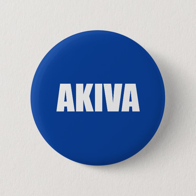 Badge Rond 5 Cm Akiva (Devant)
