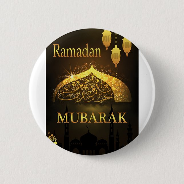 Badge Rond 5 Cm Al Adha et Fiter de Ramadan (Devant)
