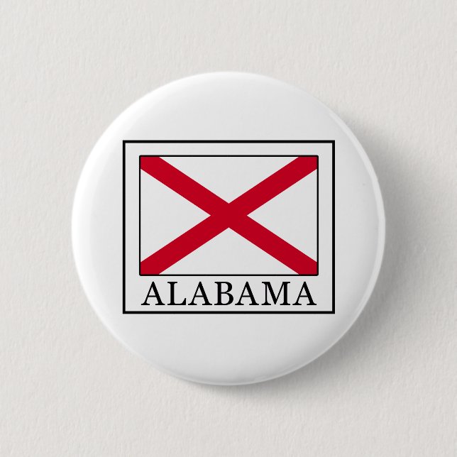 Badge Rond 5 Cm Alabama (Devant)