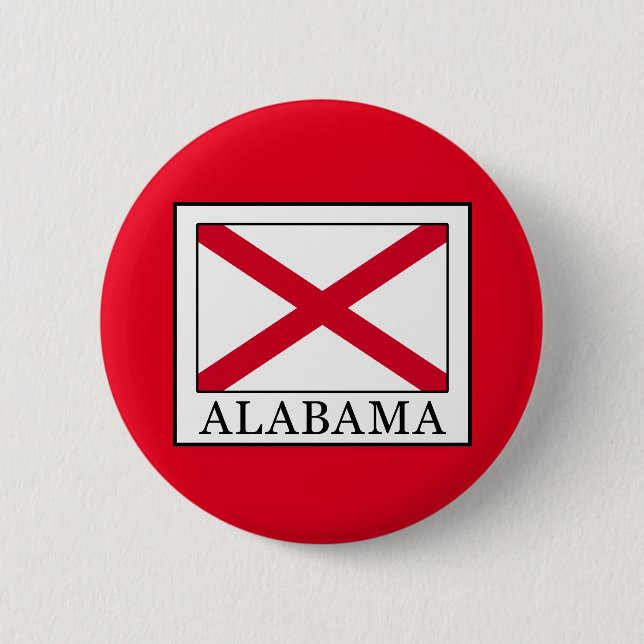 Badge Rond 5 Cm Alabama (Devant)