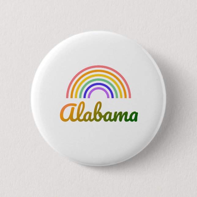 Badge Rond 5 Cm Alabama - Football en Alabama - Football en Alabam (Devant)
