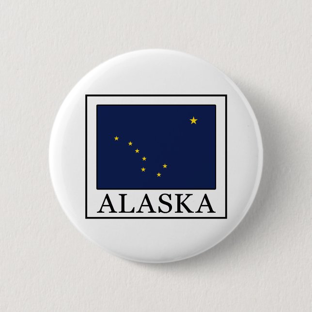 Badge Rond 5 Cm Alaska (Devant)