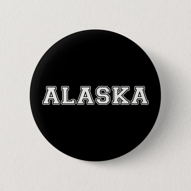 Badge Rond 5 Cm Alaska (Devant)