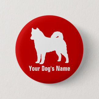Badge Rond 5 Cm Alaskan Malamute ア vue partielle カ マ ・ ミ ュ ー train