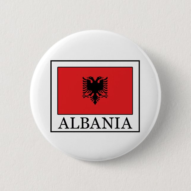 Badge Rond 5 Cm Albanie (Devant)