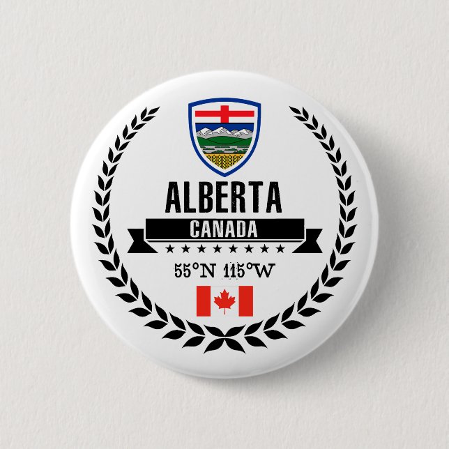 Badge Rond 5 Cm Alberta (Devant)