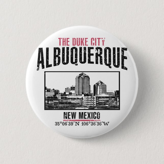 Badge Rond 5 Cm Albuquerque (Devant)