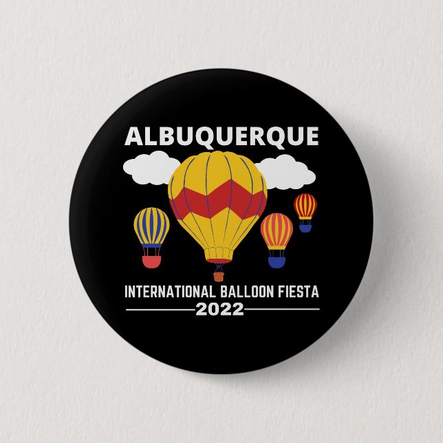 Badge Rond 5 Cm Albuquerque Balloon Fiesta 2022 (Devant)