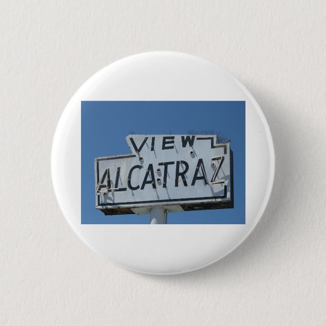 Badge Rond 5 Cm Alcatraz (Devant)