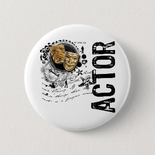 Badge Rond 5 Cm Alchimie d'acteur de l'action