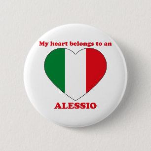 Badge Rond 5 Cm Alessio