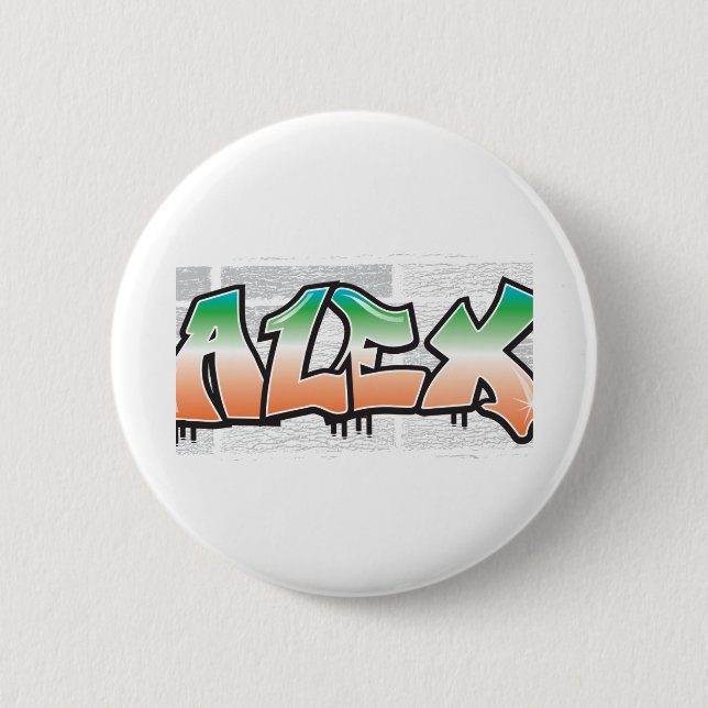 Badge Rond 5 Cm alex.ai (Devant)