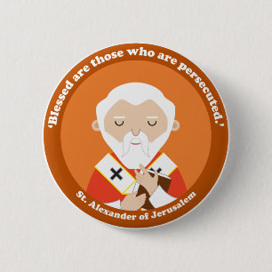 Badge Rond 5 Cm Alexandre de Jérusalem
