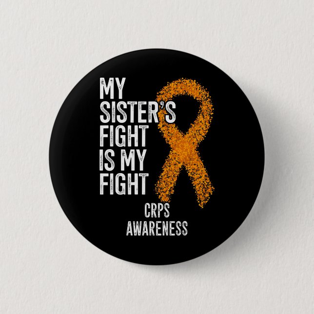 Badge Rond 5 Cm Algodystrophie Le combat de ma soeur est mon comba (Devant)