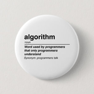 Badge Rond 5 Cm Algorithme