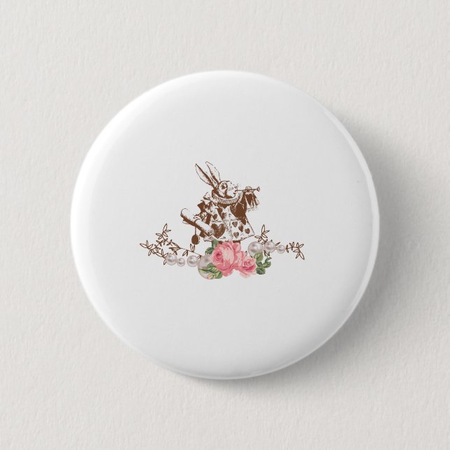 Badge Rond 5 Cm alice au pays des merveilles (Devant)