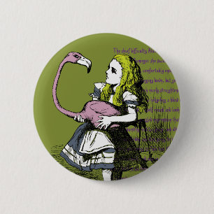 Badge Rond 5 Cm Alice au pays des merveilles