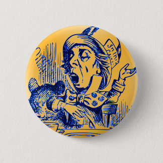 Badge Rond 5 Cm Alice au pays des merveilles - La haine des masses