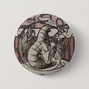 Badge Rond 5 Cm Alice dans la grunge de Caterpillar du pays des