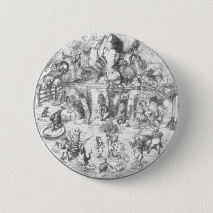 Badge Rond 5 Cm Alice et la bande