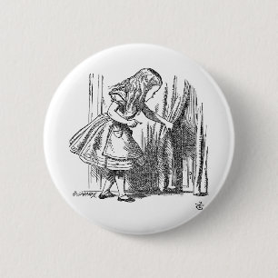 Badge Rond 5 Cm Alice vintage au pays des merveilles recherchant