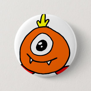 Badge Rond 5 Cm Alien mignon