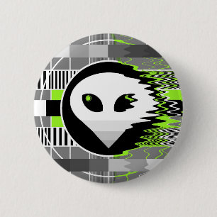 Badge Rond 5 Cm Alien TV Round bouton rond
