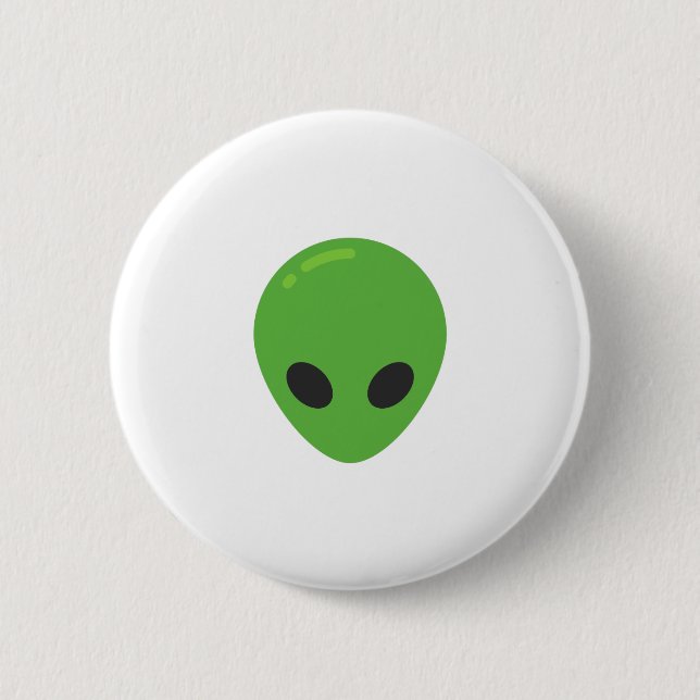 Badge Rond 5 Cm aliens émoji (Devant)