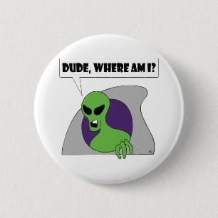 Badge Rond 5 Cm ALIENS perdus