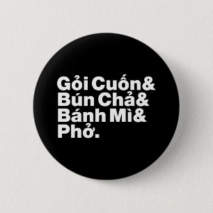 Badge Rond 5 Cm Alimentation de rue vietnamienne