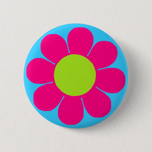 Badge Rond 5 Cm Alimentation en fleurs (Devant)