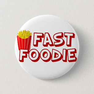 Badge Rond 5 Cm Alimentation rapide amusante