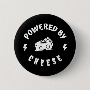 Badge Rond 5 Cm Alimenté Par Du Fromage